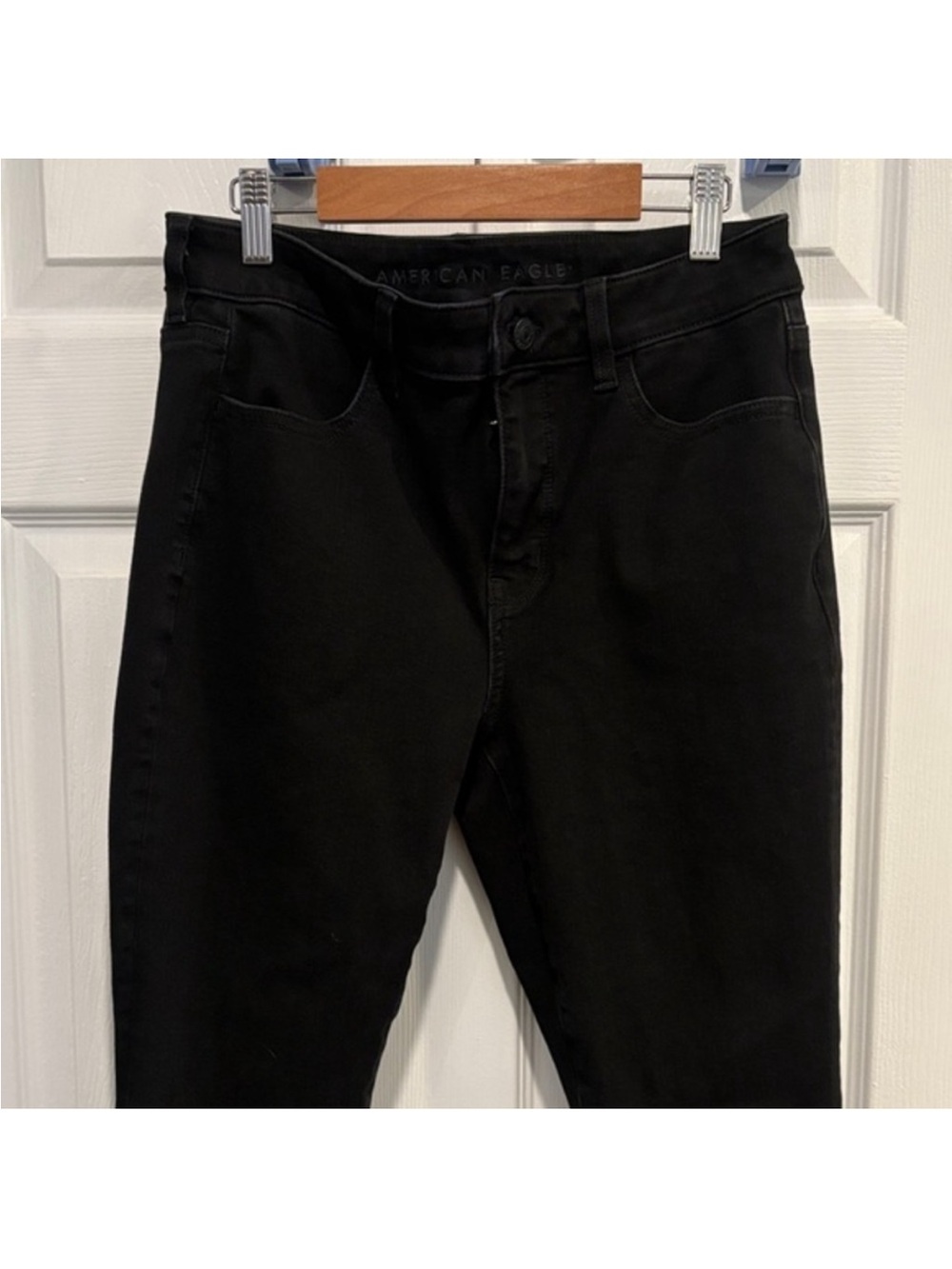 American Eagle Outfitters Black Jeans with Tag Detail